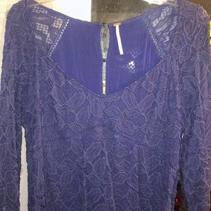 Violet lace free people dress